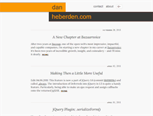 Tablet Screenshot of danheberden.com